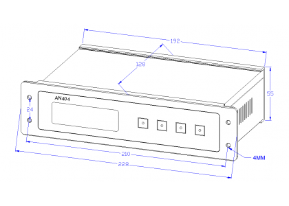 Specification of DMX controller AN404