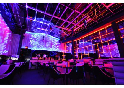 RGB LED Strips and DMX Decoders Control Night Club LED Lighting